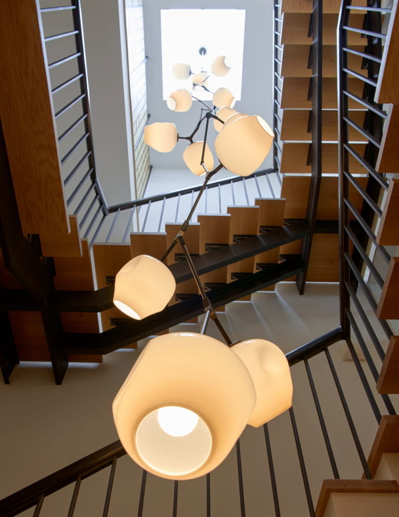 Brooklyn Heights Carriage House, Staircase by Sherman Architects