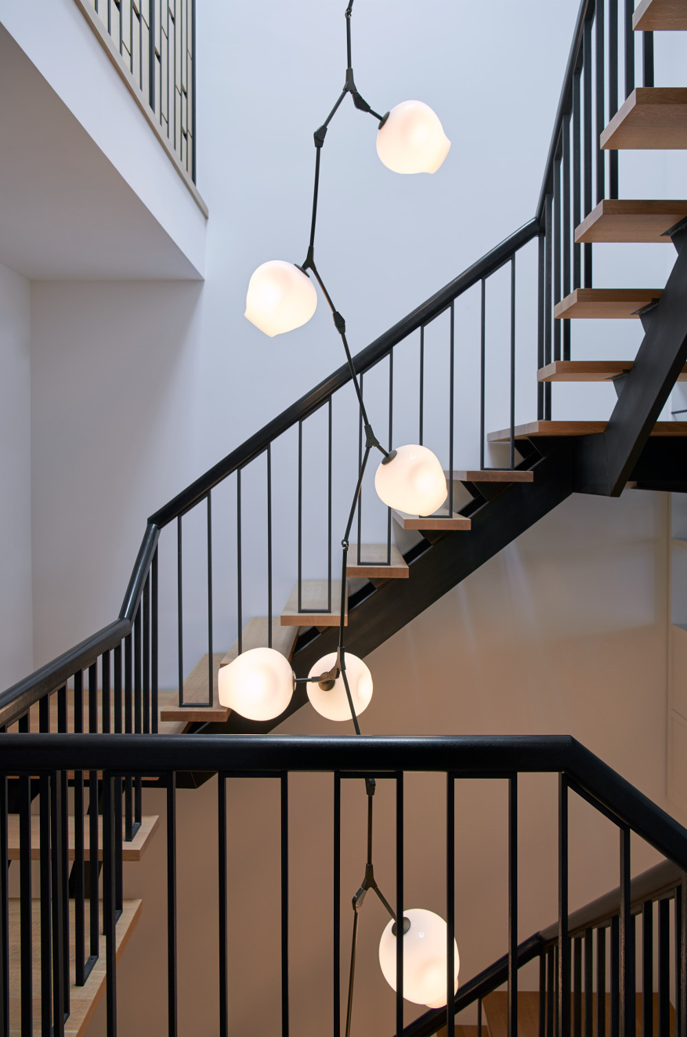 	Brooklyn Heights Carriage House, Staircase by Sherman Architects