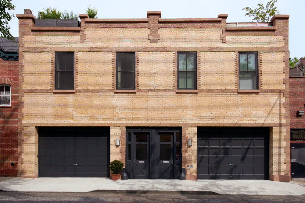 Brooklyn Heights Carriage House, Front Façade by Sherman Architects