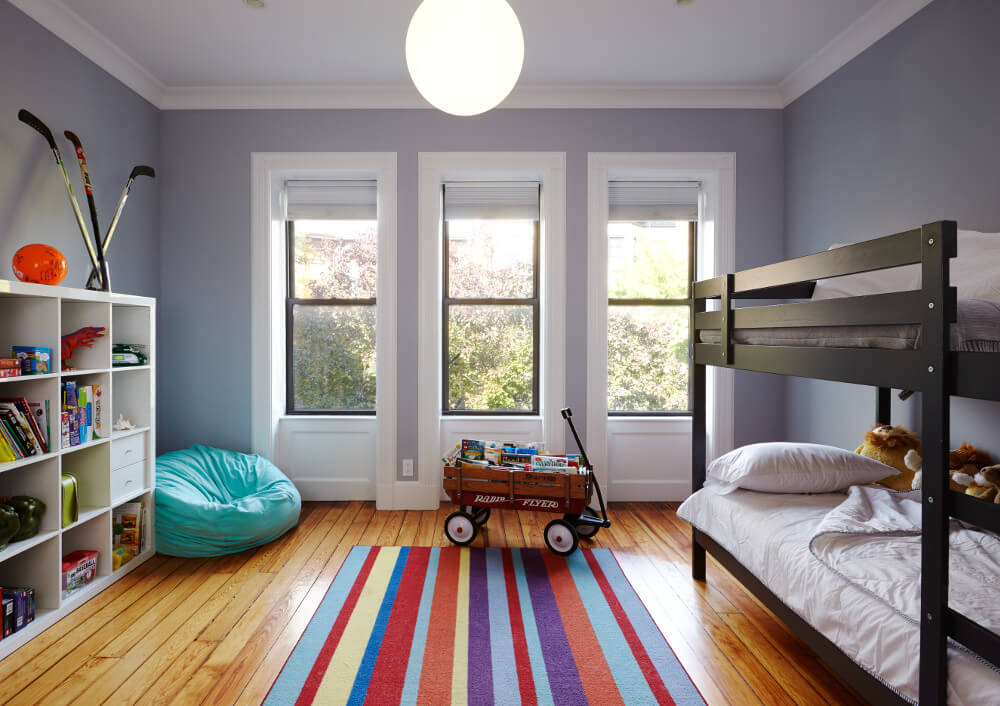 Prospect Heights Addition, Bedroom by Sherman Architects