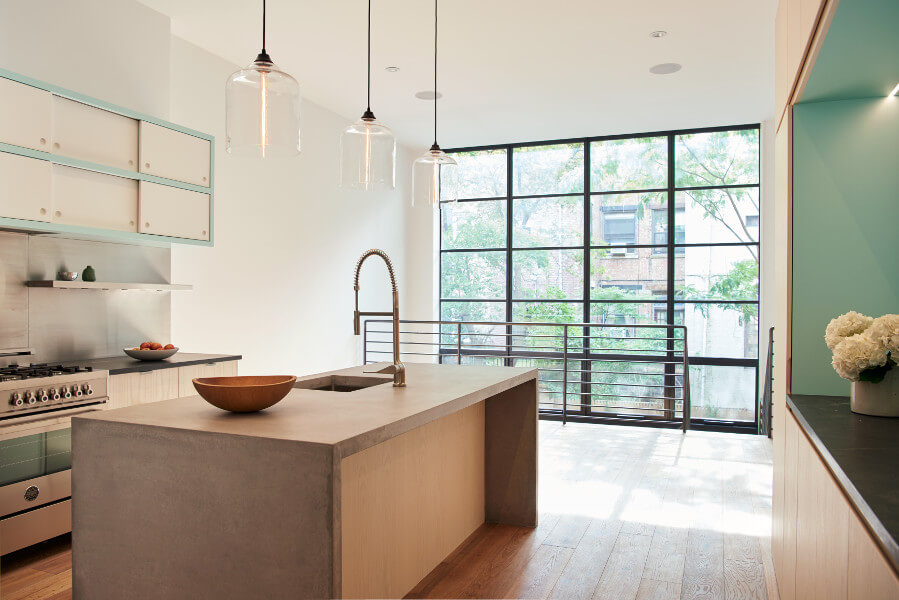	Upper West Side Limestone, Kitchen by Sherman Architects