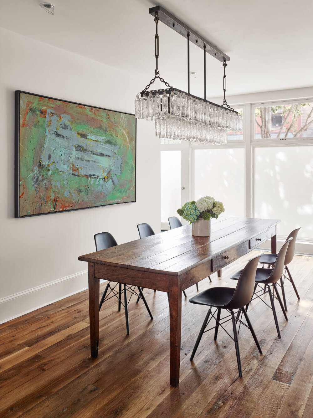 Greenpoint Row House, Dining Room by Sherman Architects