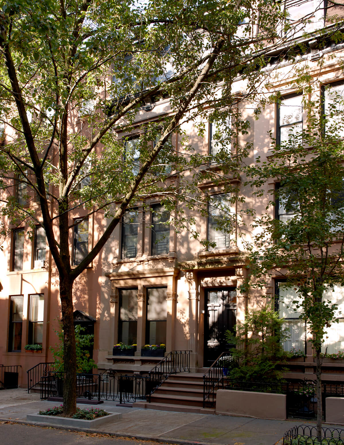 Brooklyn Heights Brownstone Front Facade by Sherman Architects