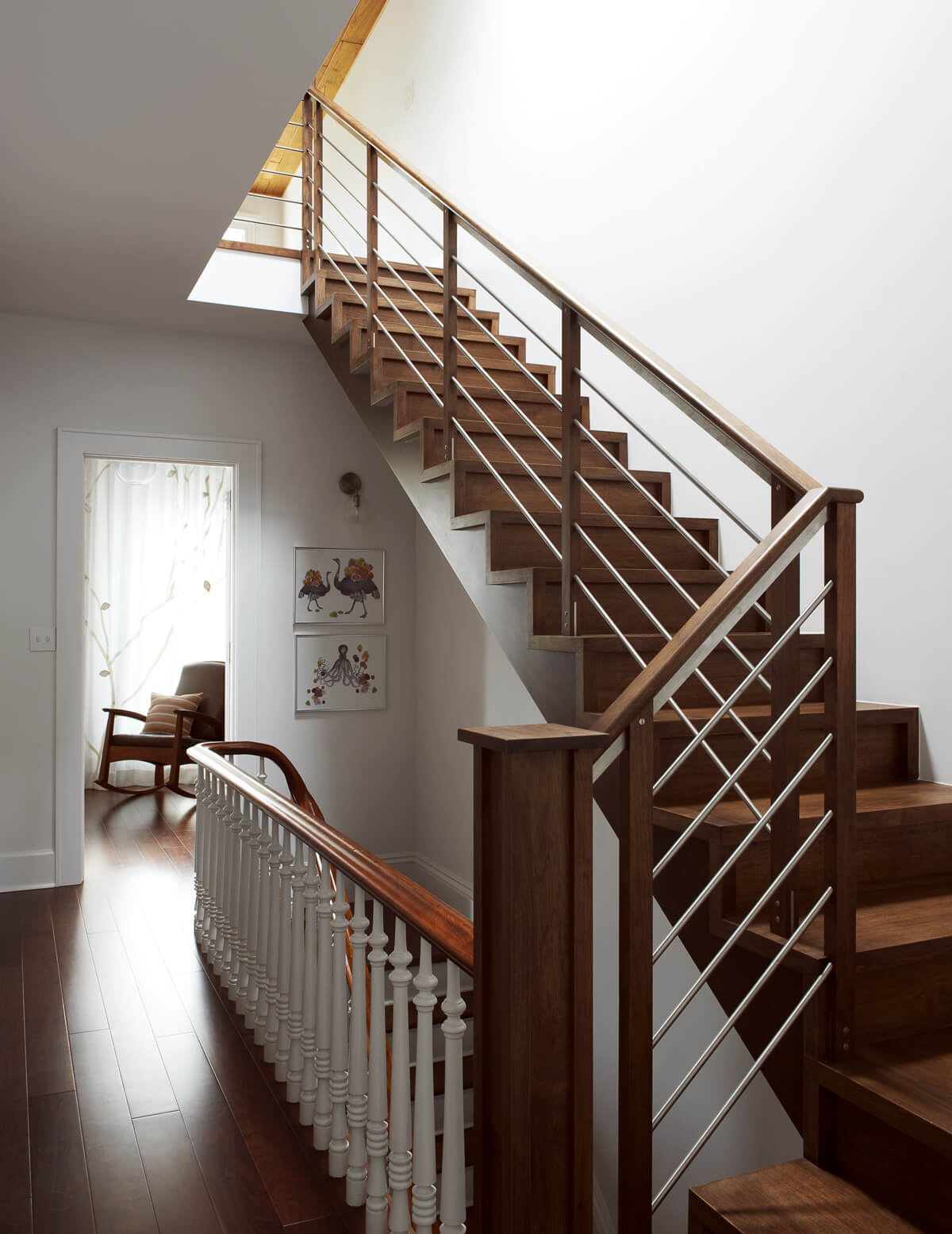 Brooklyn Heights Brownstone, Staircase by Sherman Architects