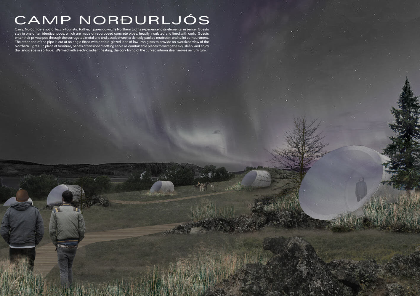 Camp Nordurljos Competition by Sherman Architects