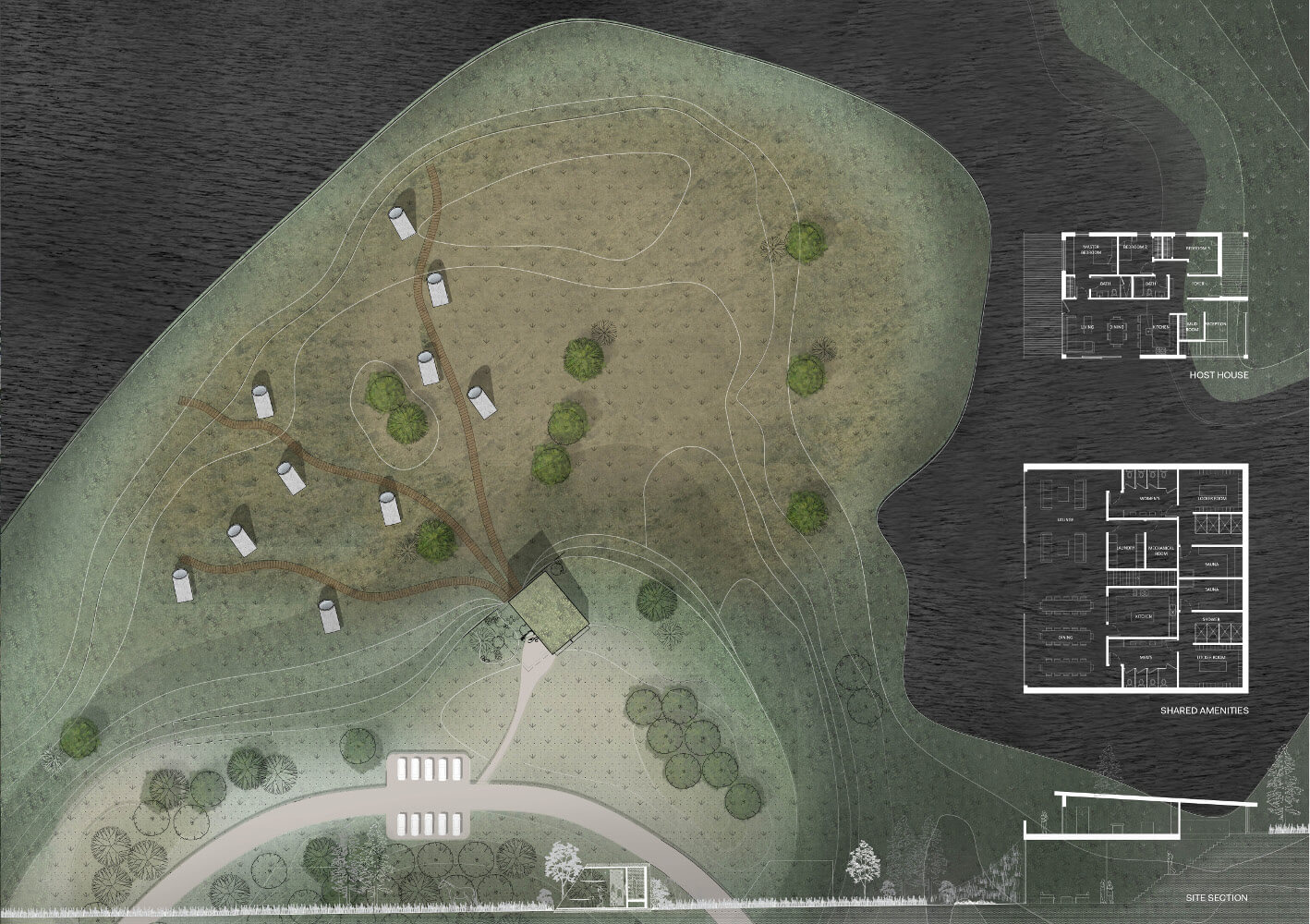 Camp Nordurljos Competition by Sherman Architects