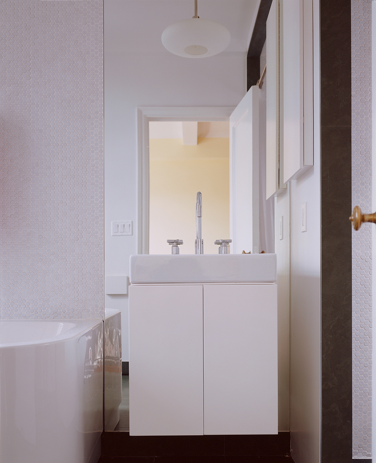 Central Park West Apartment, Bathroom by Sherman Architects