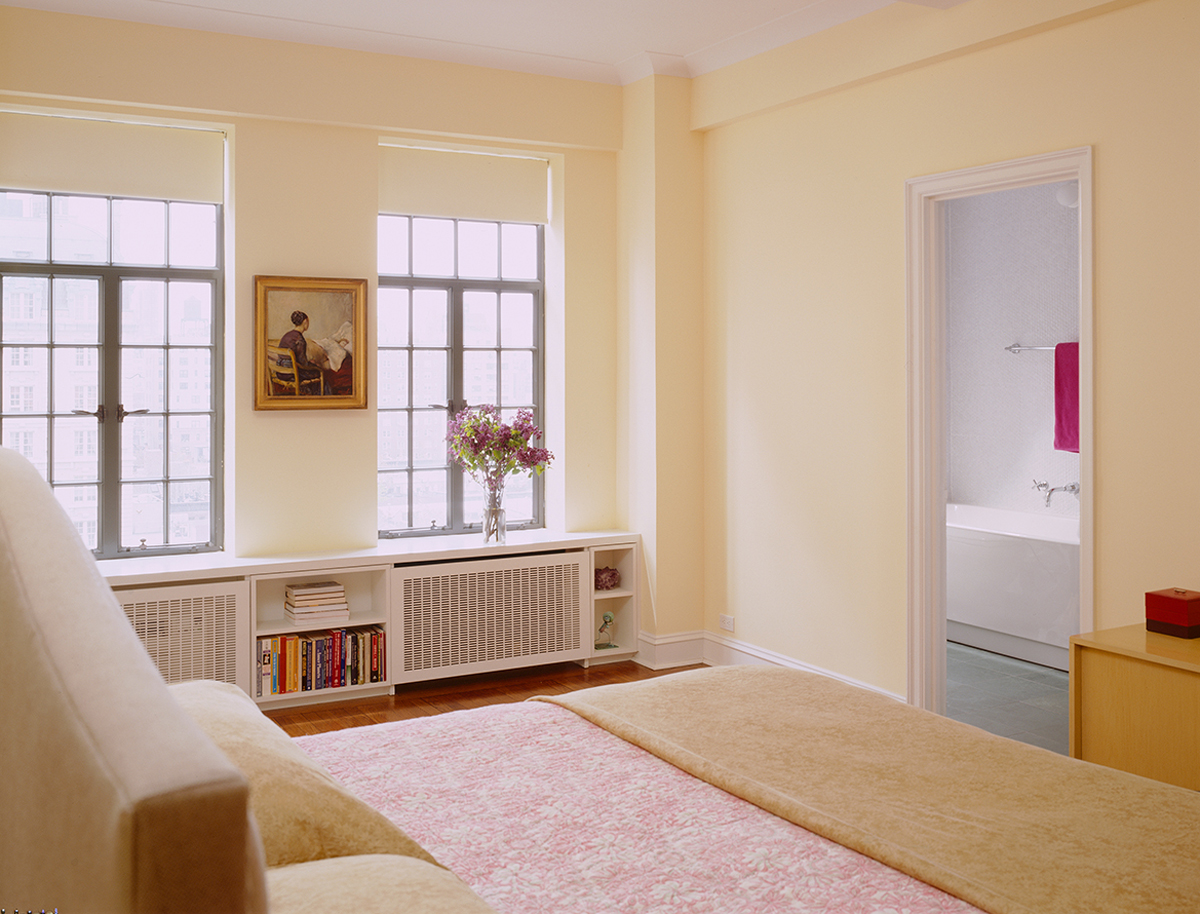 Central Park West Apartment, Bedroom by Sherman Architects