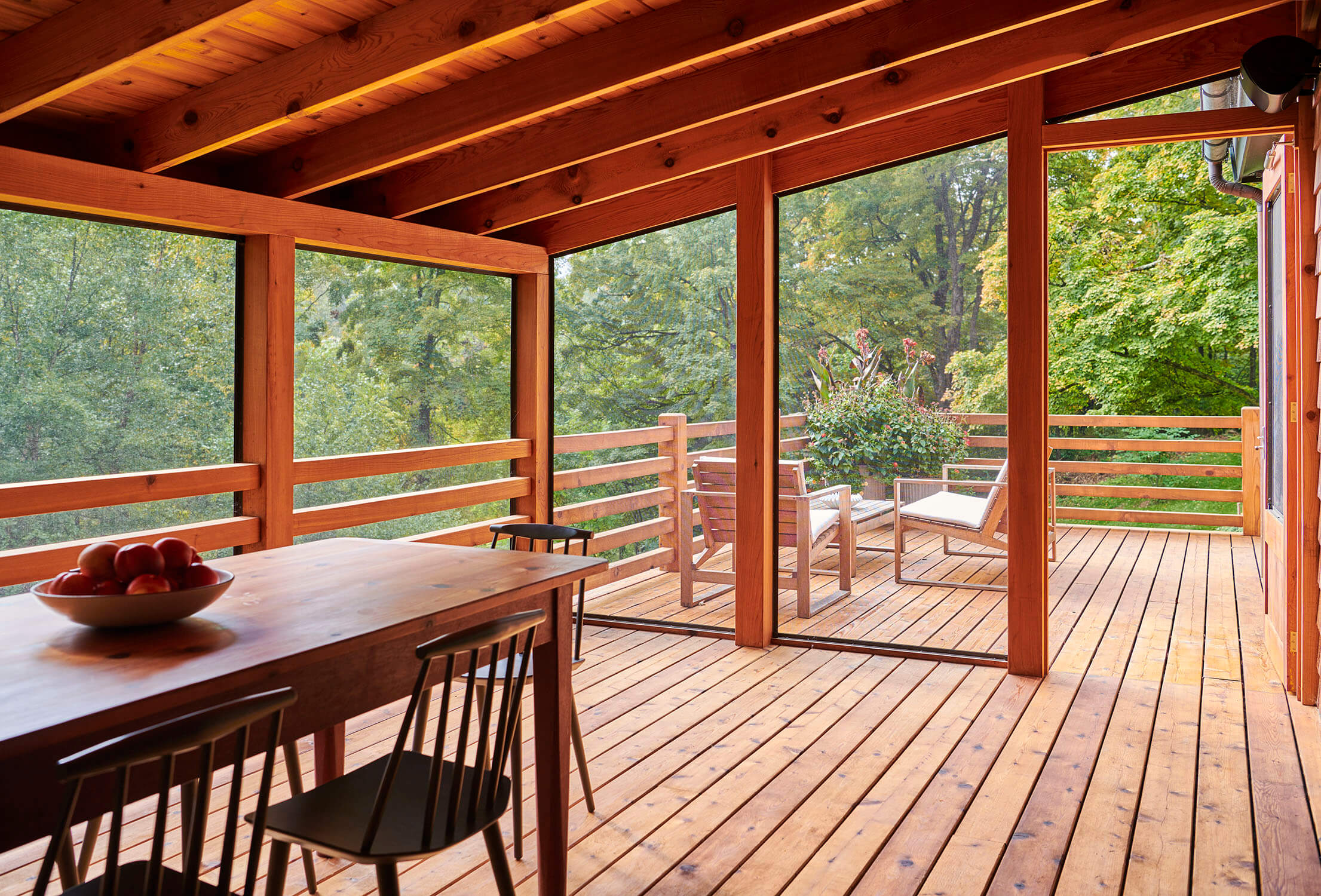 Connecticut House, Deck by Sherman Architects