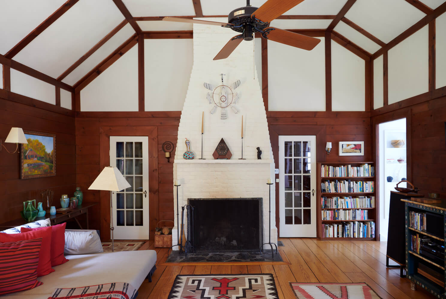 Connecticut House, Living Room by Sherman Architects
