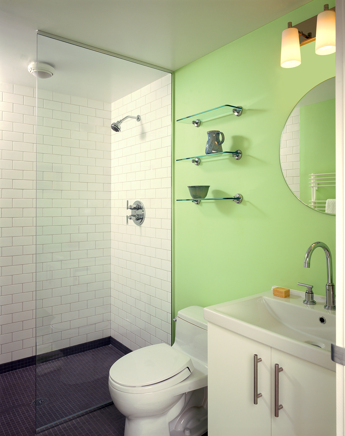 Park Slope Triplex, Bathroom by Sherman Architects