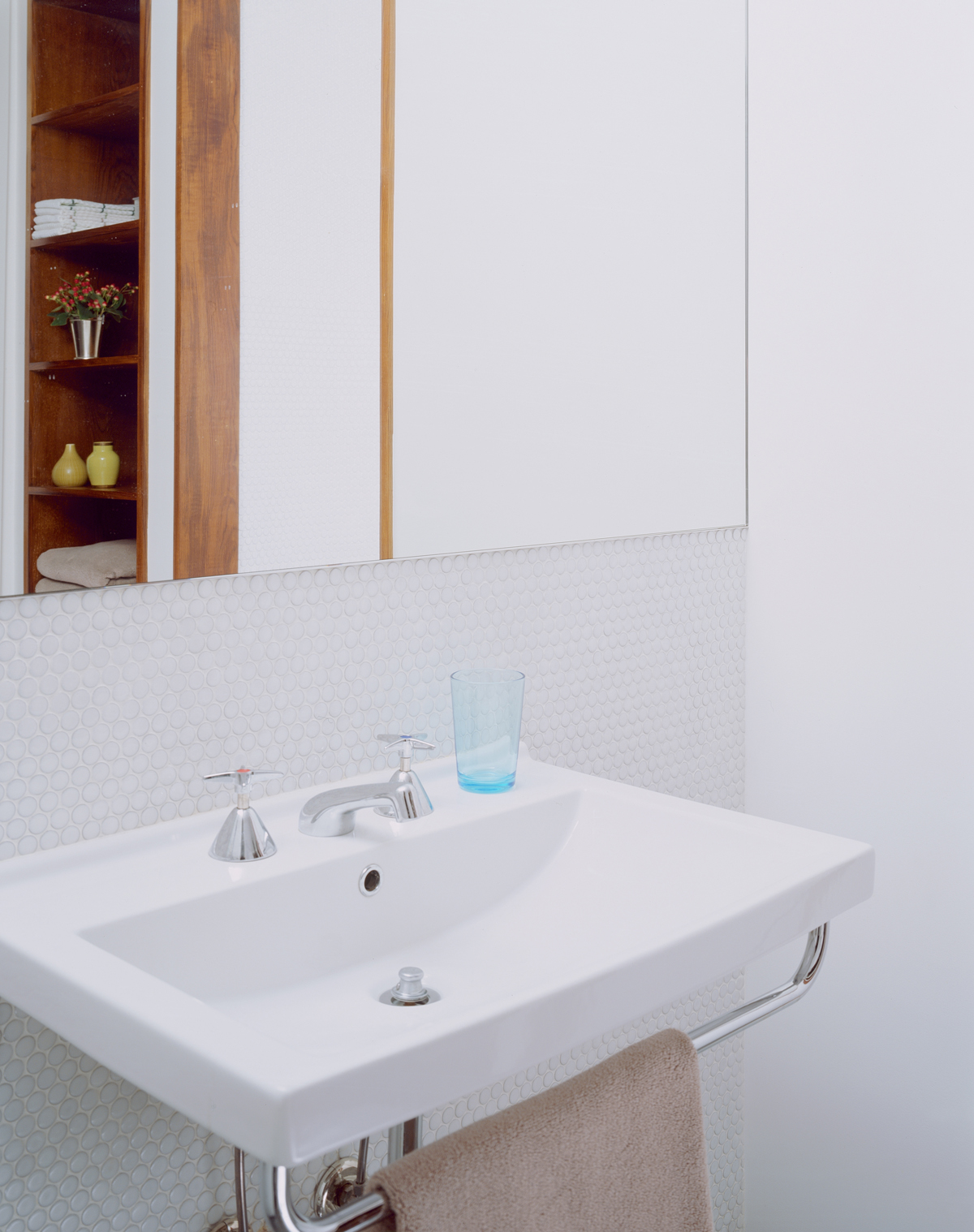 East Harlem Brownstone, Bathroom by Sherman Architects