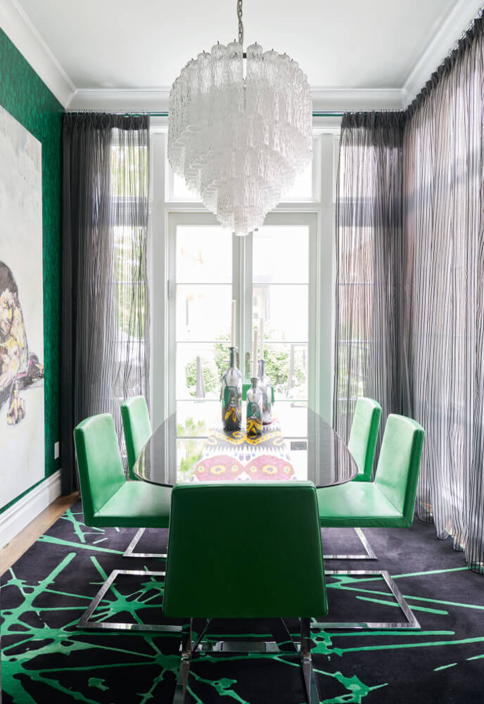 	Prospect Park West Twin, Dining Room by Sherman Architects