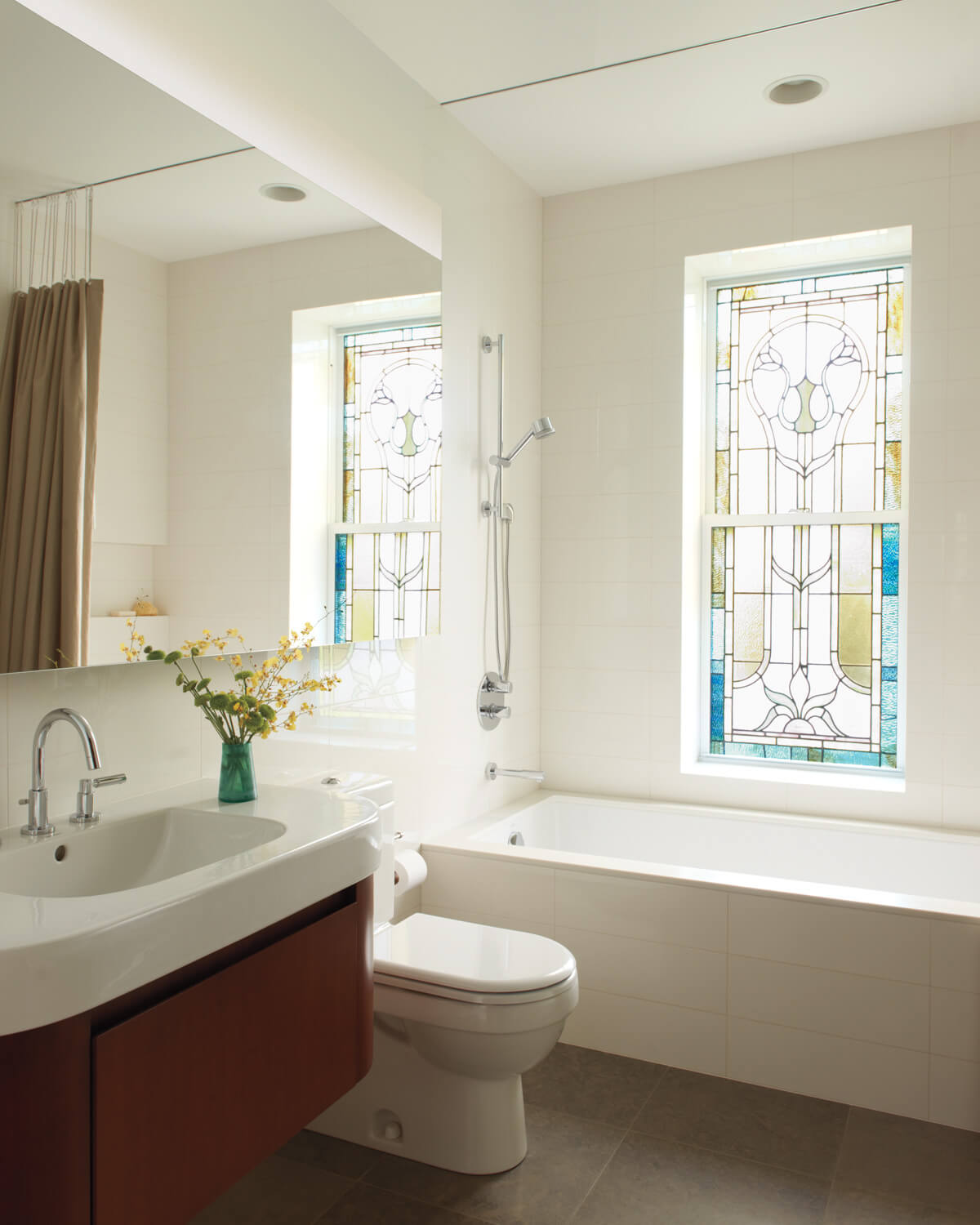 Park Slope Townhouse, Bathroom by Sherman Architects