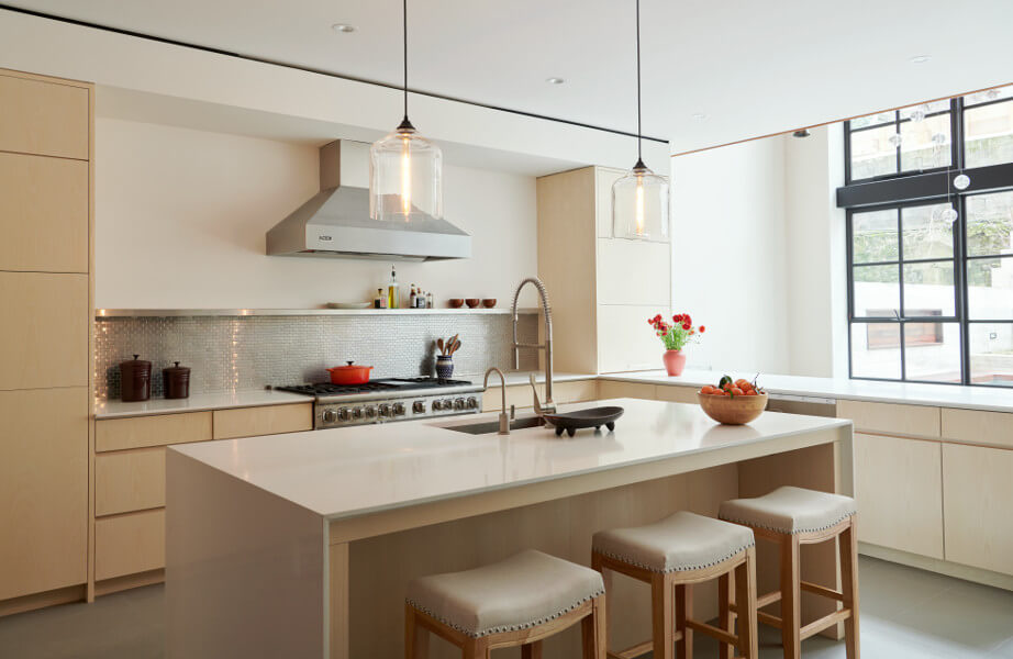 Upper West Side Row House, Kitchen by Sherman Architects