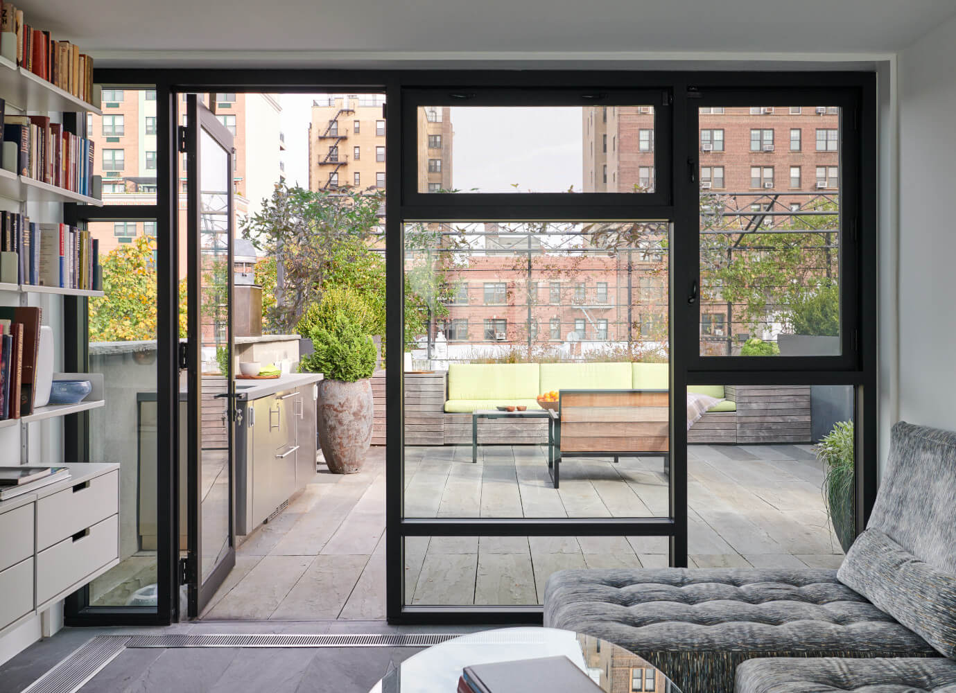 Park Slope Additions, Deck by Sherman Architects