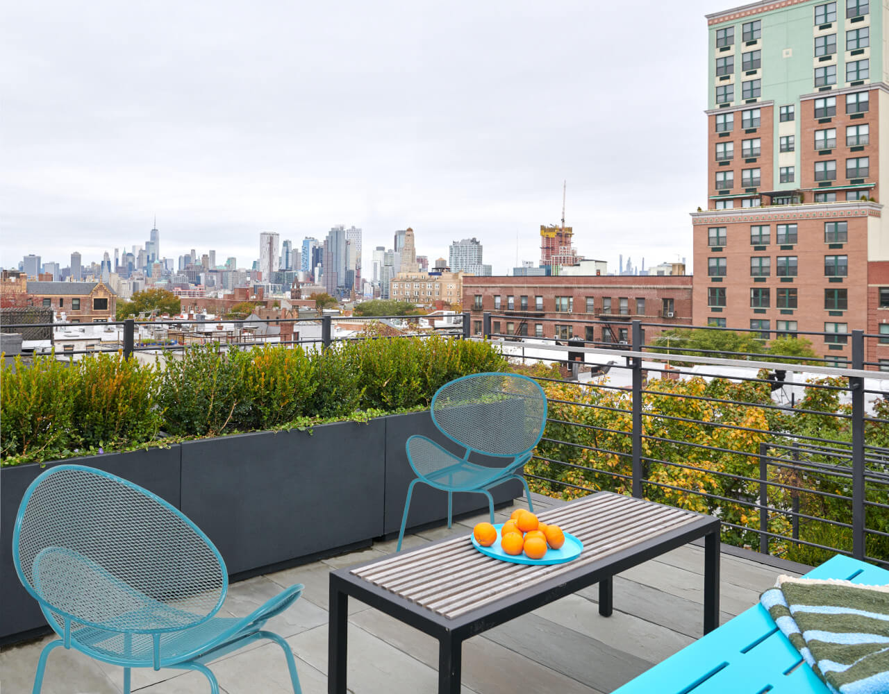 Park Slope Additions, Deck by Sherman Architects