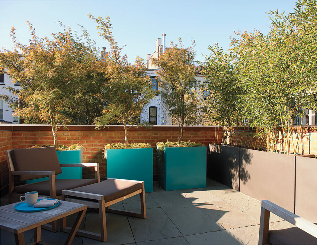 Park Slope Townhouse, Deck by Sherman Architects