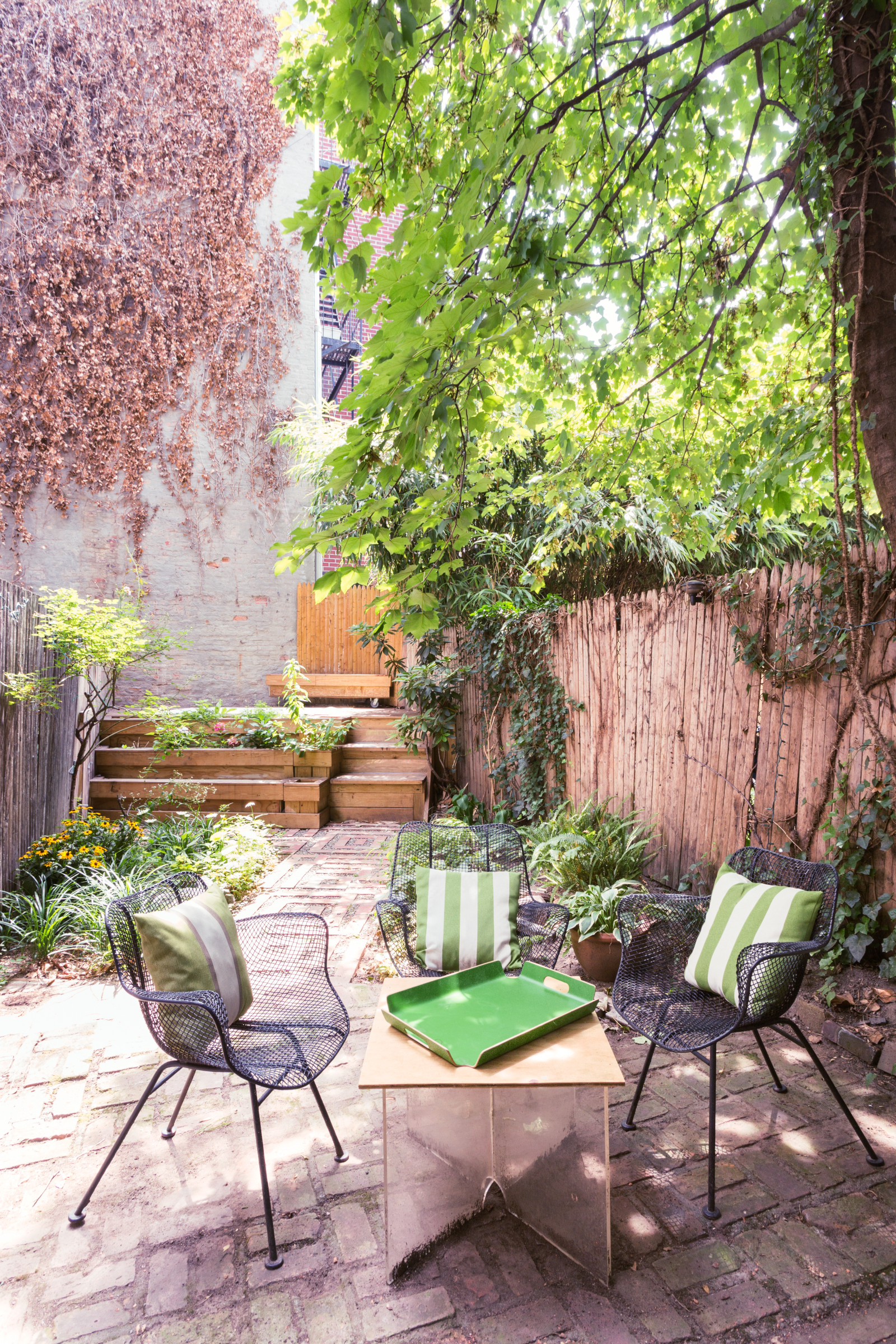 Park Slope duplex - tiered garden