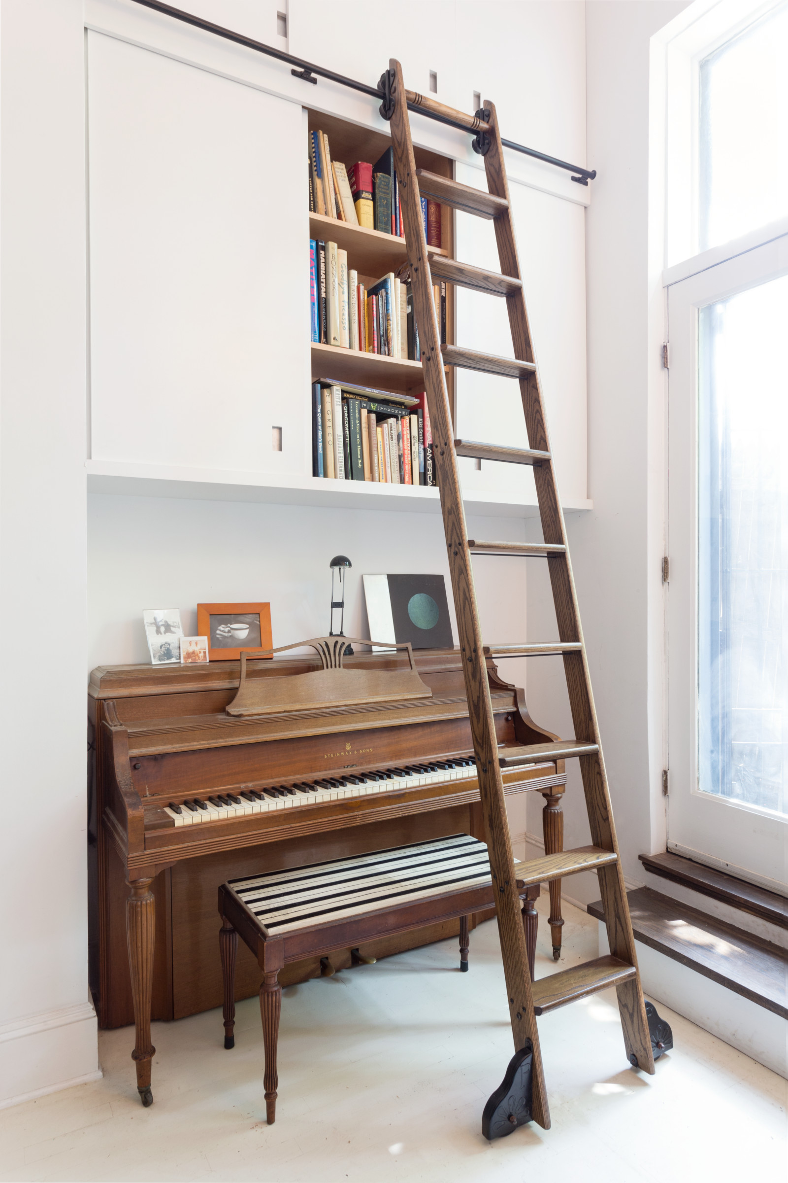 Park Slope duplex - piano & rolling ladder