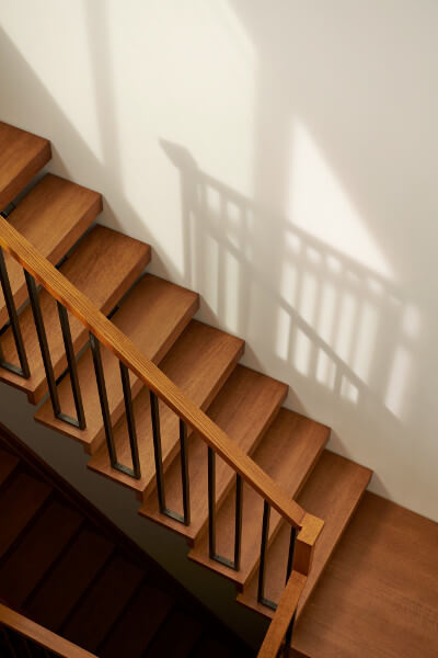 Upper West Side Row House, Staircase by Sherman Architects
