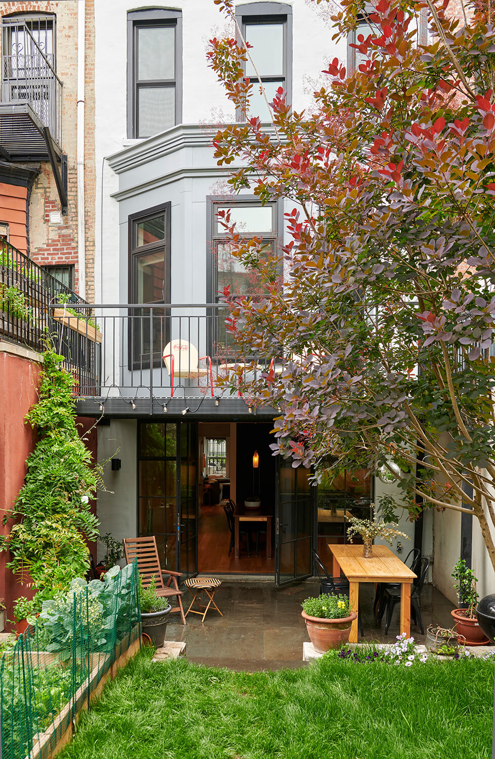 Prospect Heights Multi Family, Rear Façade by Sherman Architects