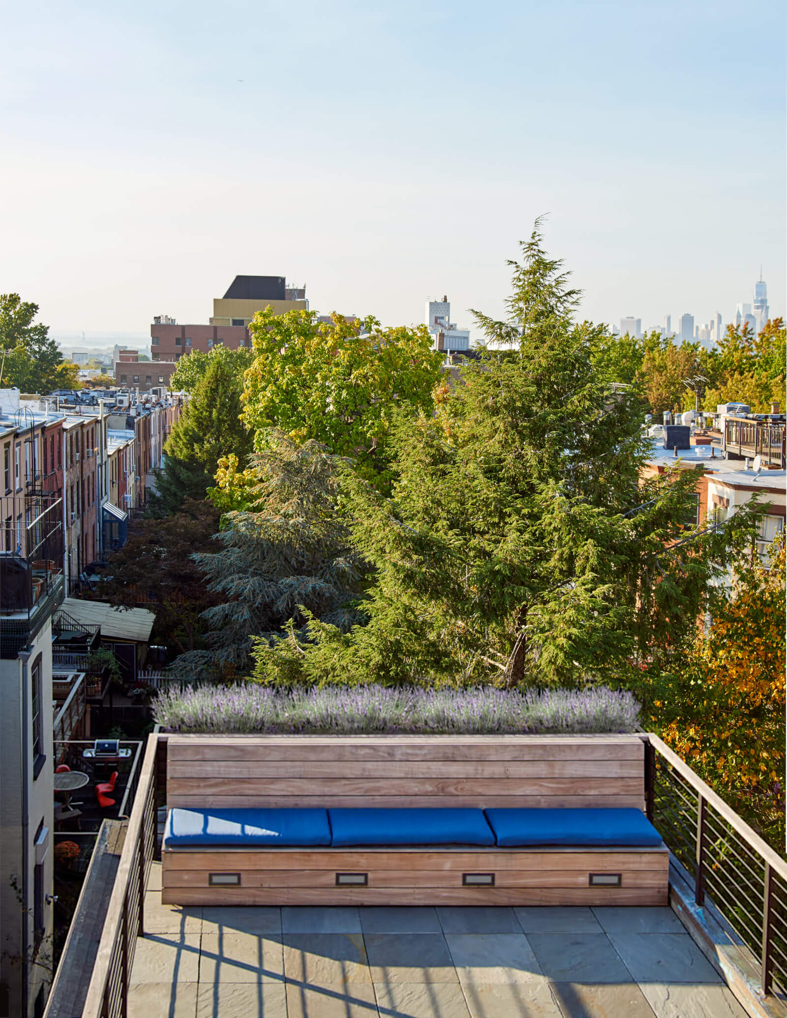 Prospect Park West house - roof deck