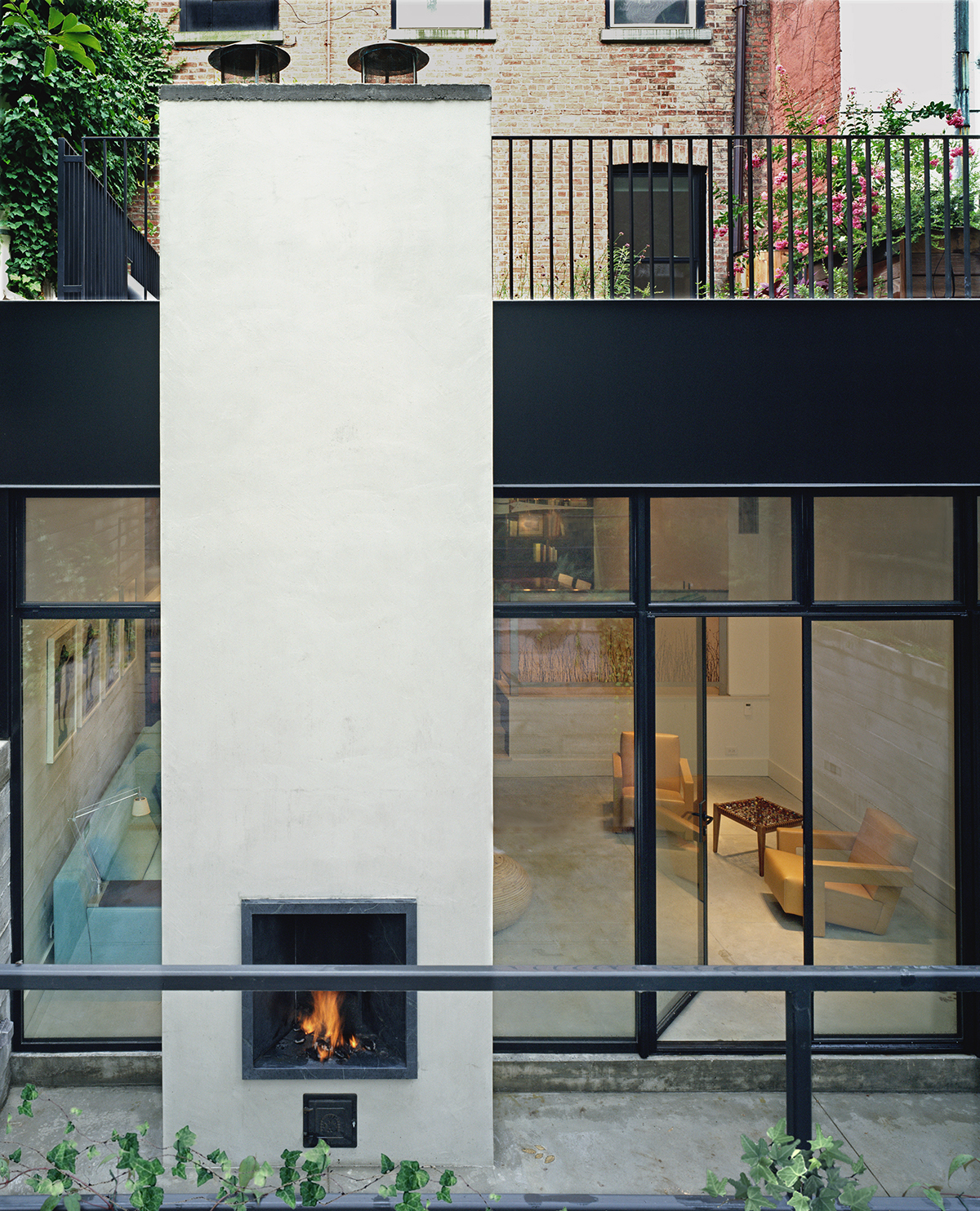 Soho Duplex, Rear Façade by Sherman Architects