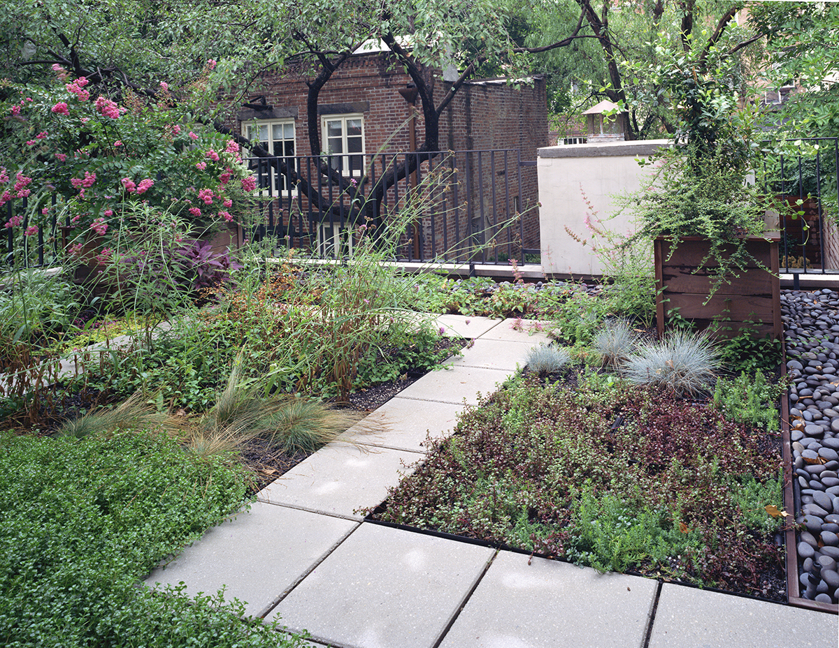 Soho Duplex, Garden by Sherman Architects