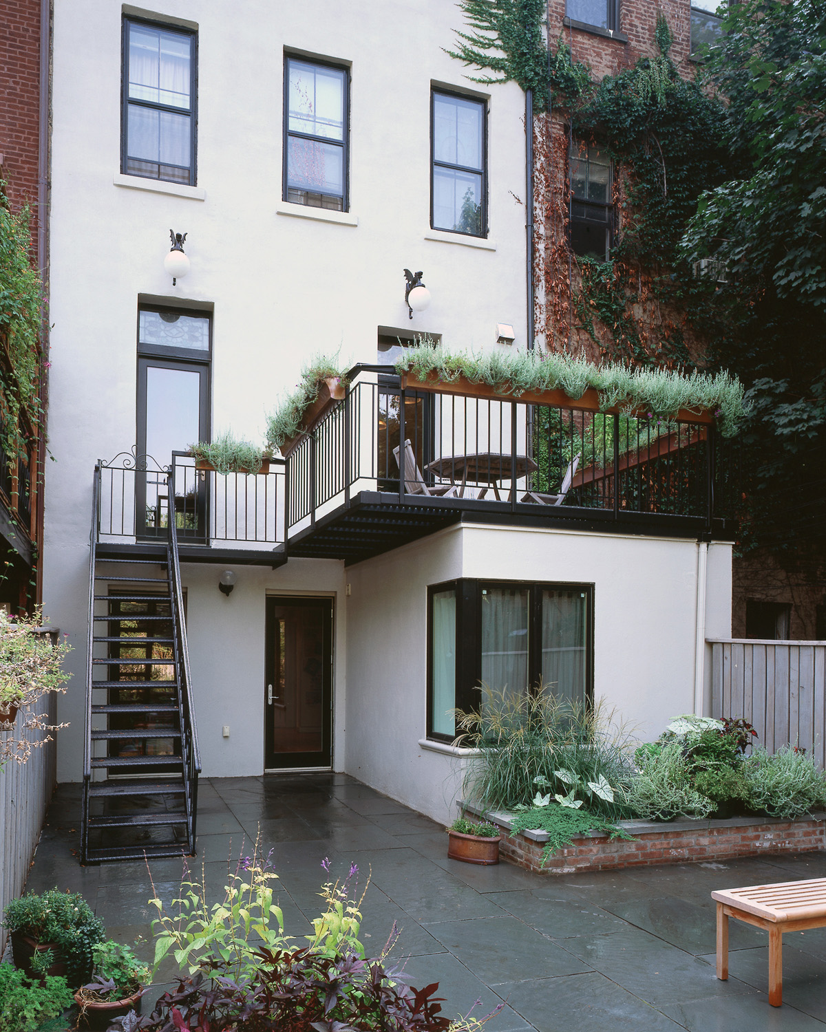 Park Slope Garden Rear Facade by Sherman Architects