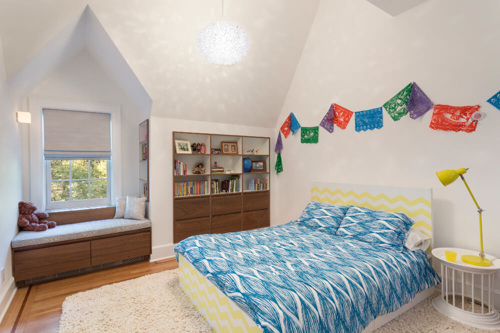 Park Slope Tudor, Bedroom by Sherman Architects
