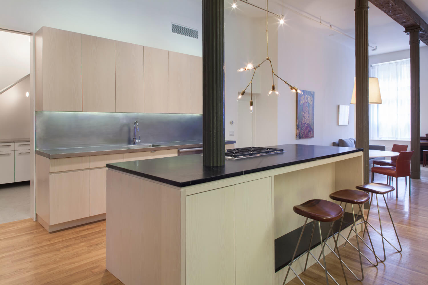Tribeca Loft, Kitchen by Sherman Architects