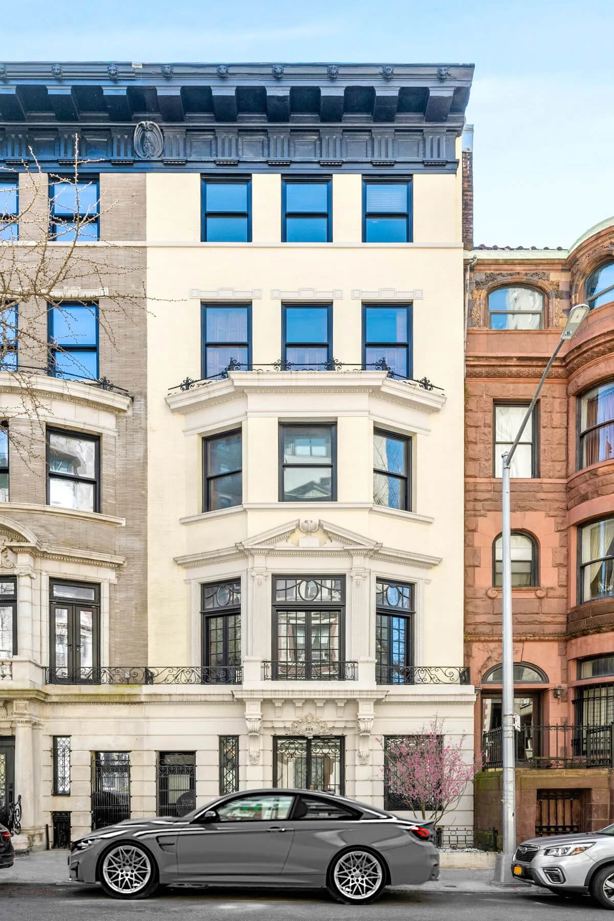 Upper West Side Row House Front Facade