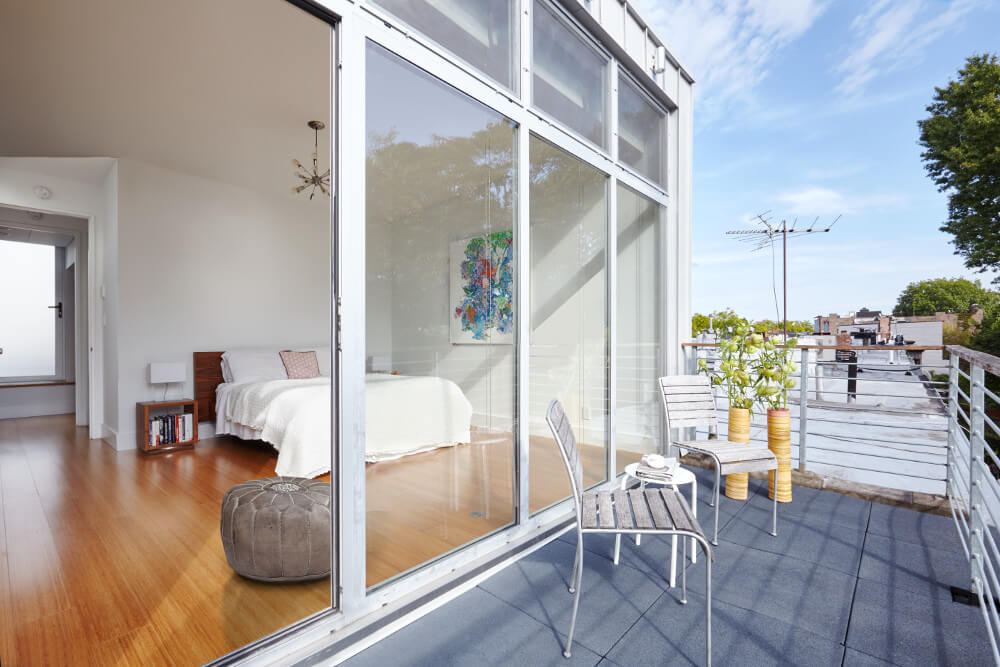 Prospect Heights Addition, Deck by Sherman Architects