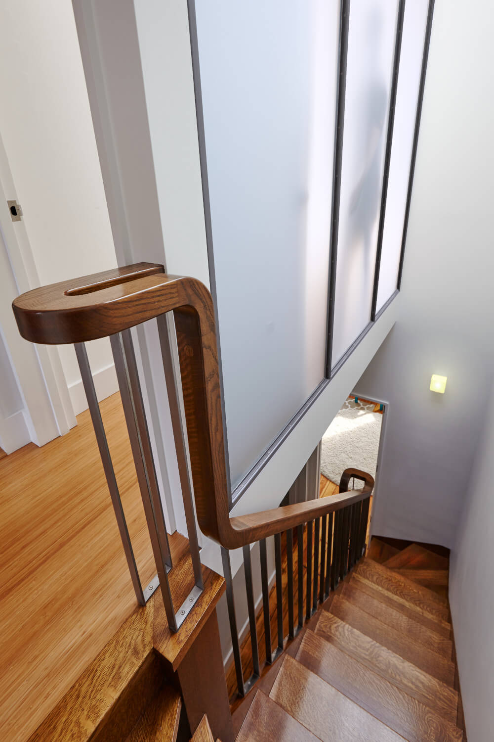 Prospect Heights Addition, Staircase by Sherman Architects