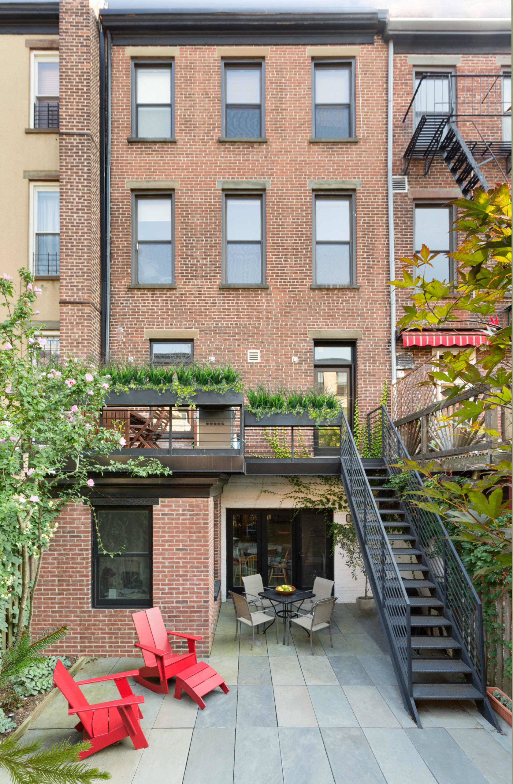 Park Slope Renovation, Rear Façade by Sherman Architects
