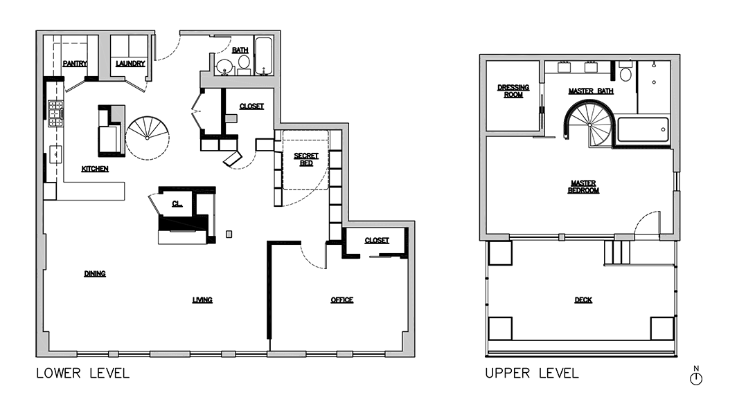 Chelsea Penthouse Blueprint by Sherman Architects