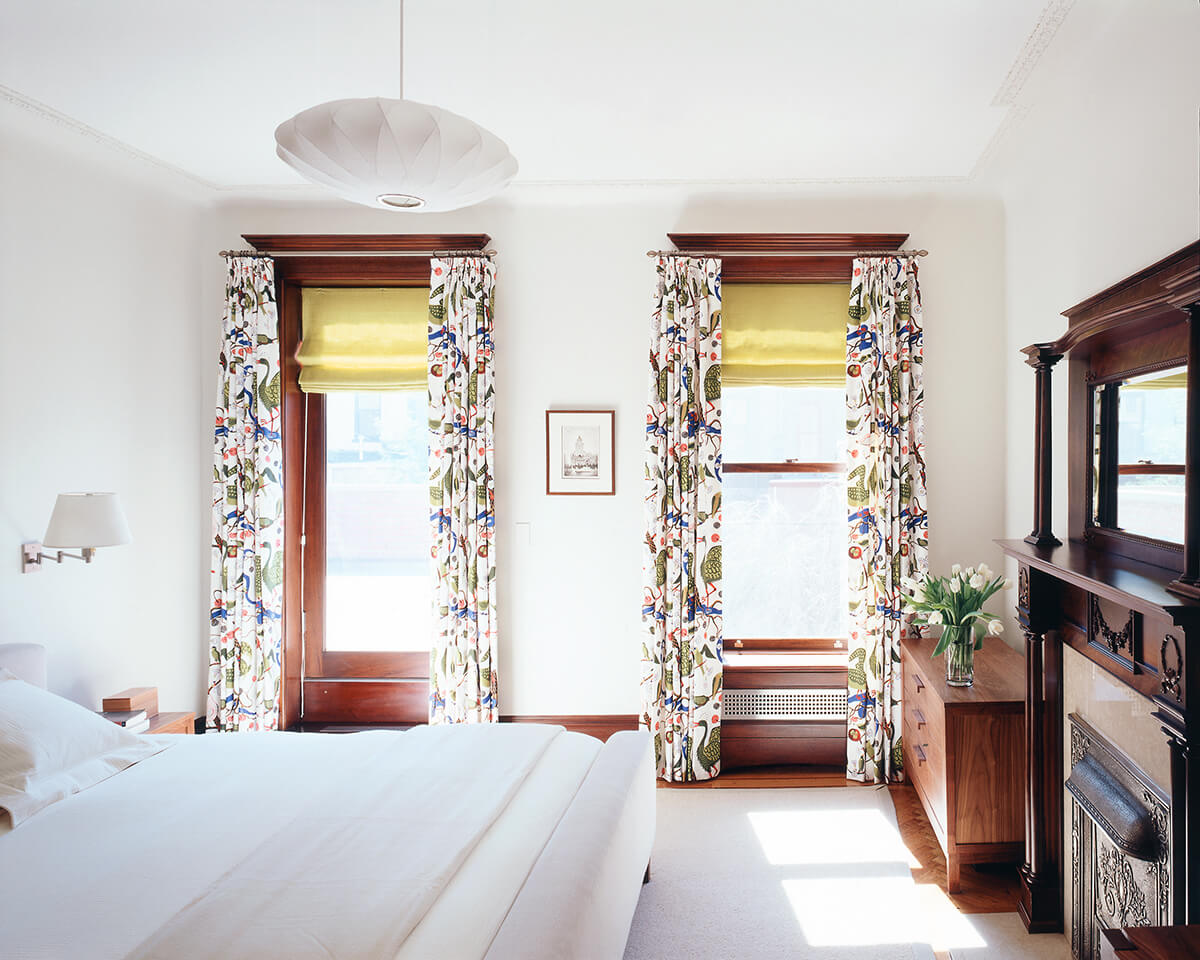 Park Slope Limestone, Bedroom by Sherman Architects