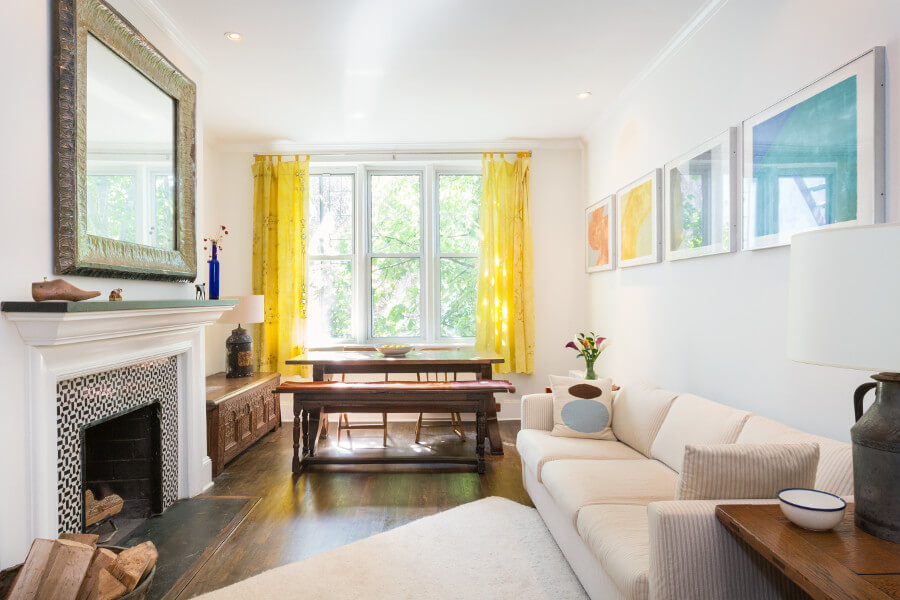 Park Slope Duplex, Living Room by Sherman Architects