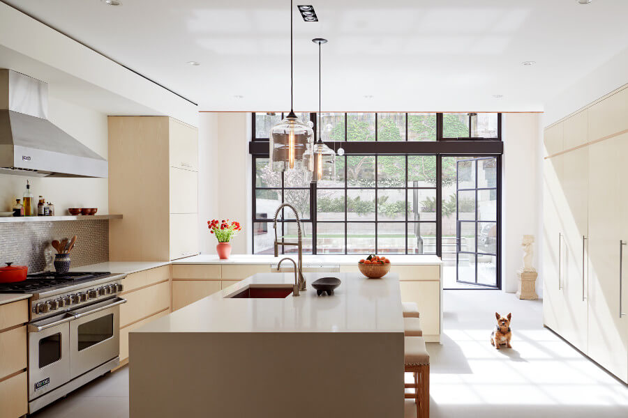 Upper West Side Row House, Kitchen by Sherman Architects