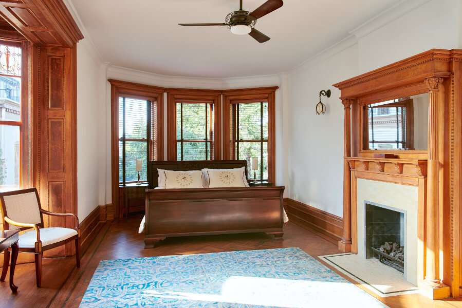 Prospect Park West House, Bedroom by Sherman Architects