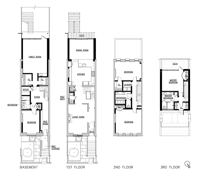 Prospect Heights Addition, plan by Sherman Architects