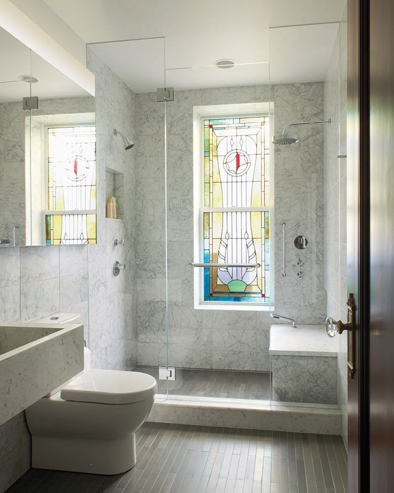 Park Slope Townhouse, Bathroom by Sherman Architects