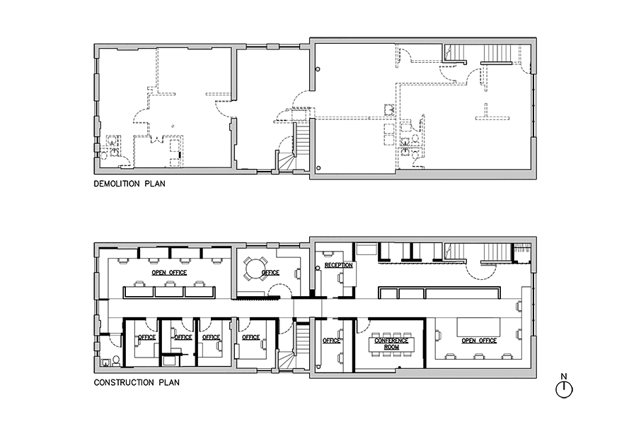 Red Hook Office Blueprint by Sherman Architects