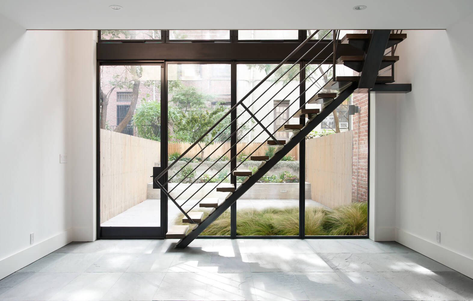 Upper West Side Limestone, Staircase by Sherman Architects