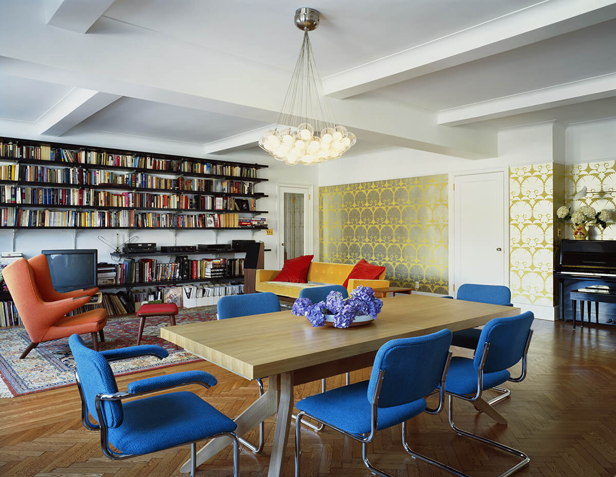 Manhattan Valley Apartment, Dining Room by Sherman Architects