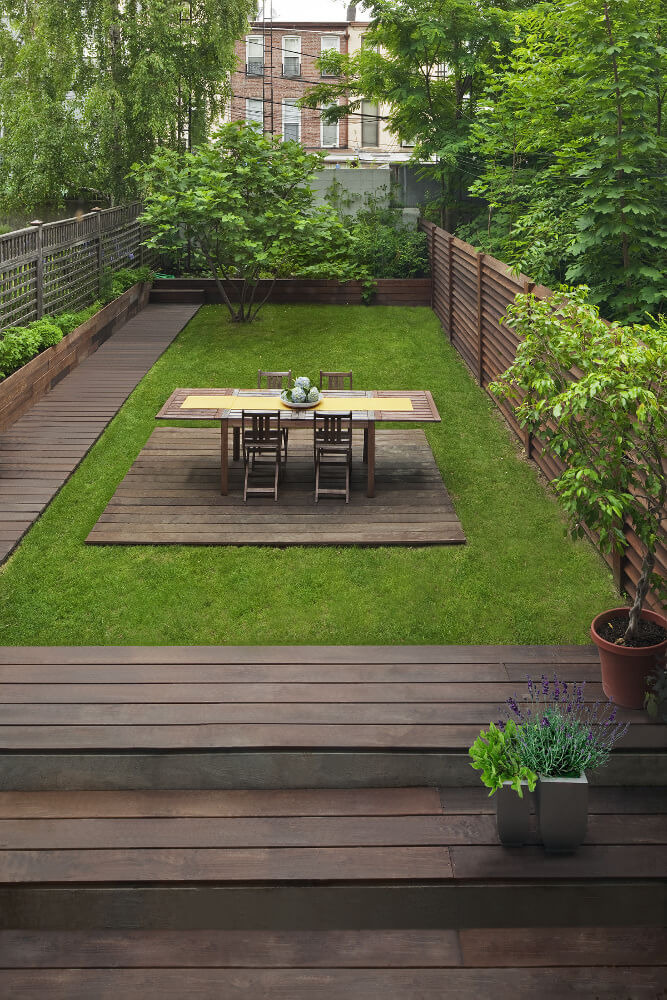 Carroll Gardens Brownstone, Garden by Sherman Architects