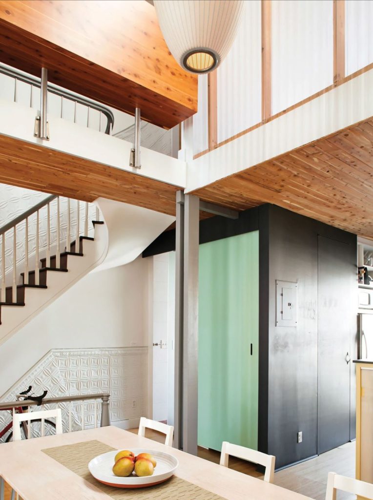 Prospect Heights House - stair & catwalk