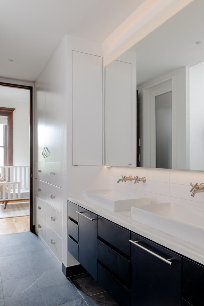 Prospect Heights Brownstone, Bathroom by Sherman Architects