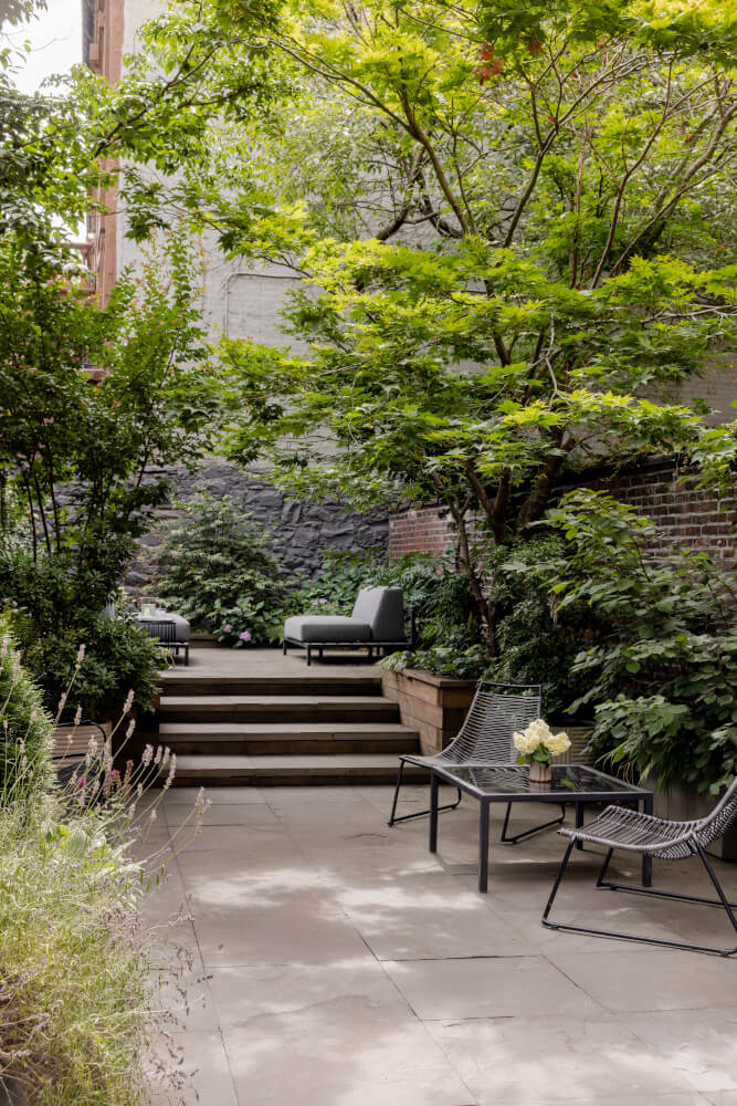 	Prospect Heights Brownstone, Garden by Sherman Architects